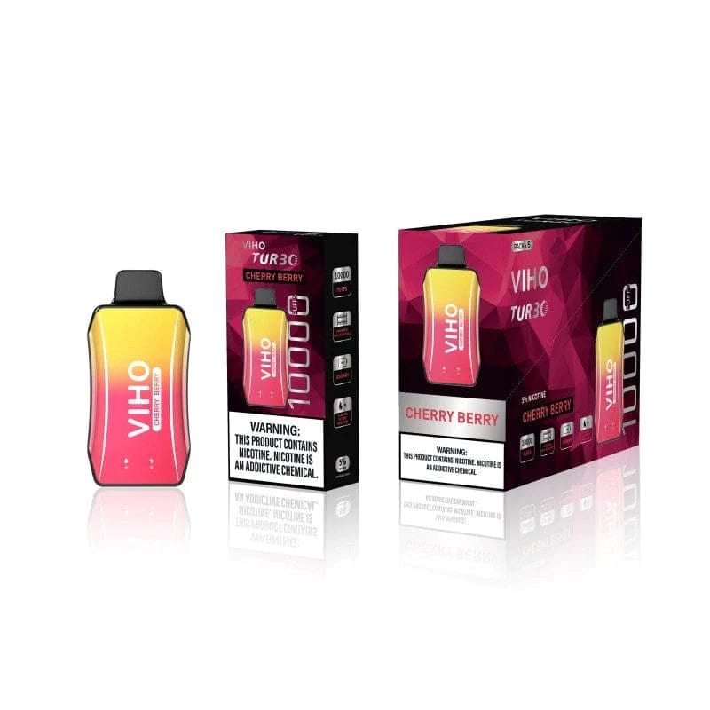 VIHO Turbo 10k - Cherry Berry  America's No.1 Online Vape Shop – Price  Point NY