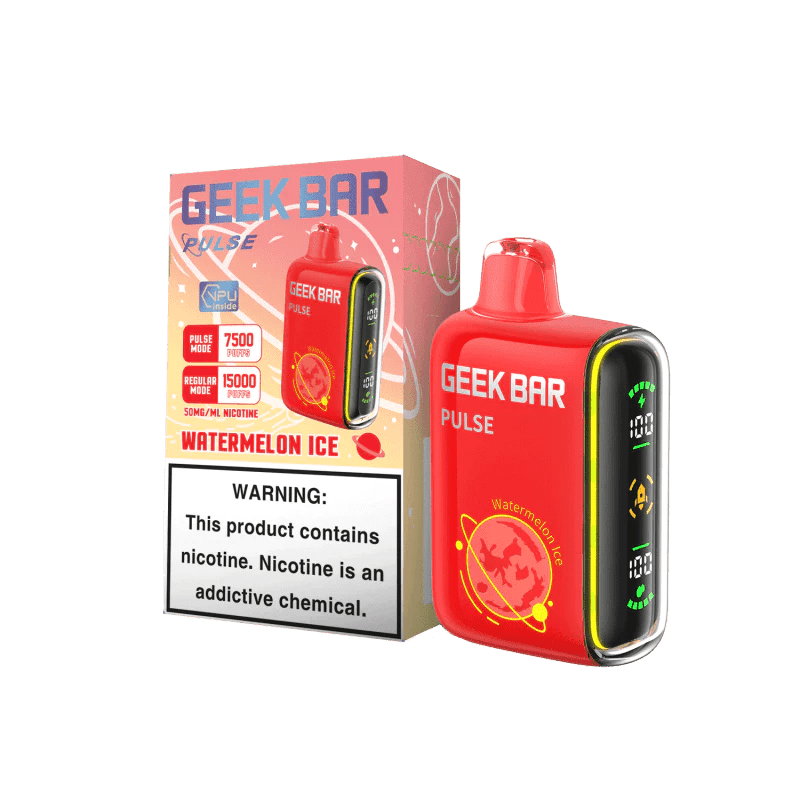 Watermelon Ice Geek Bar Pulse 15000 Disposable Vape| Price $ 15.99