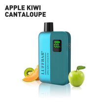 Load image into Gallery viewer, Apple Kiwi Cantaloupe (New) +2.00 / Single Luffbar TT9000 Disposable Vape
