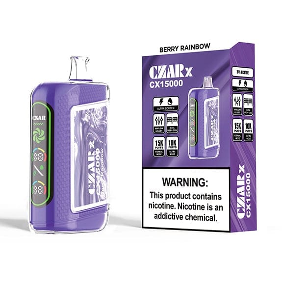 Berry Rainbow CZAR CX15000 DISPOSABLE VAPE