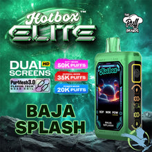 تحميل الصورة إلى عارض المعرض، Baja Splash Hotbox Elite Disposable Vape upto 50K
