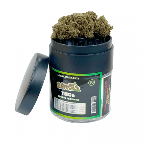 Bak8d THC-A Herb Flower W/grinder 7GM/JAR