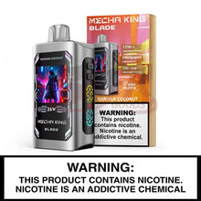 Load image into Gallery viewer, Banana Coconut Mecca King Blade Vape 25000
