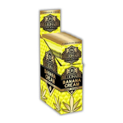 Banana Cream Billionaire Hemp Wraps (Tobacco Free)