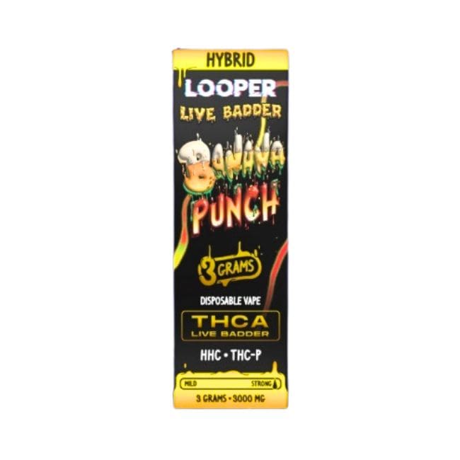 Banana Punch Hybrid Looper live badder thca disposable 3gm