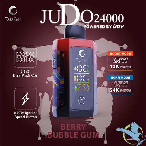 Berry Bubble Gum TaijiZen Judo IJoy 24K Disposable Vape