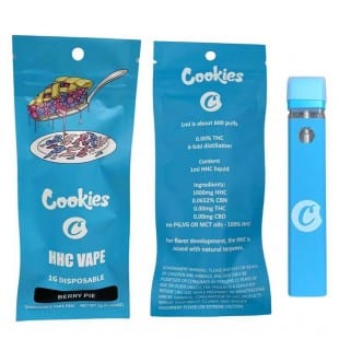 Berry Pie Cookies HHC Disposable Vape 1gm