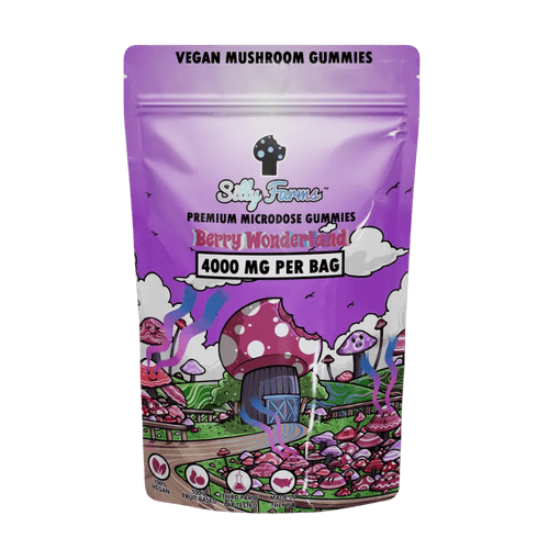 Berry Wonderland Silly Farms Mushroom Gummies 8count 4000mg