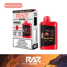 Load image into Gallery viewer, Black Cherry Peach / Single RAZZZZ DC25000 Disposable Vape
