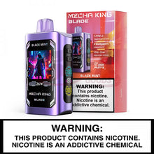 Load image into Gallery viewer, Black Mint Mecca King Blade Vape 25000
