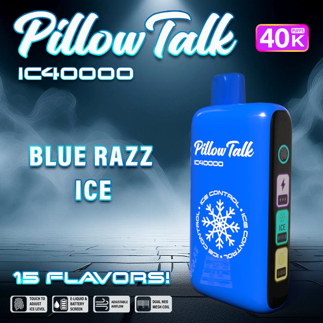 Blue Razz Pillow Talk Ice Control 40K Disposable Vape