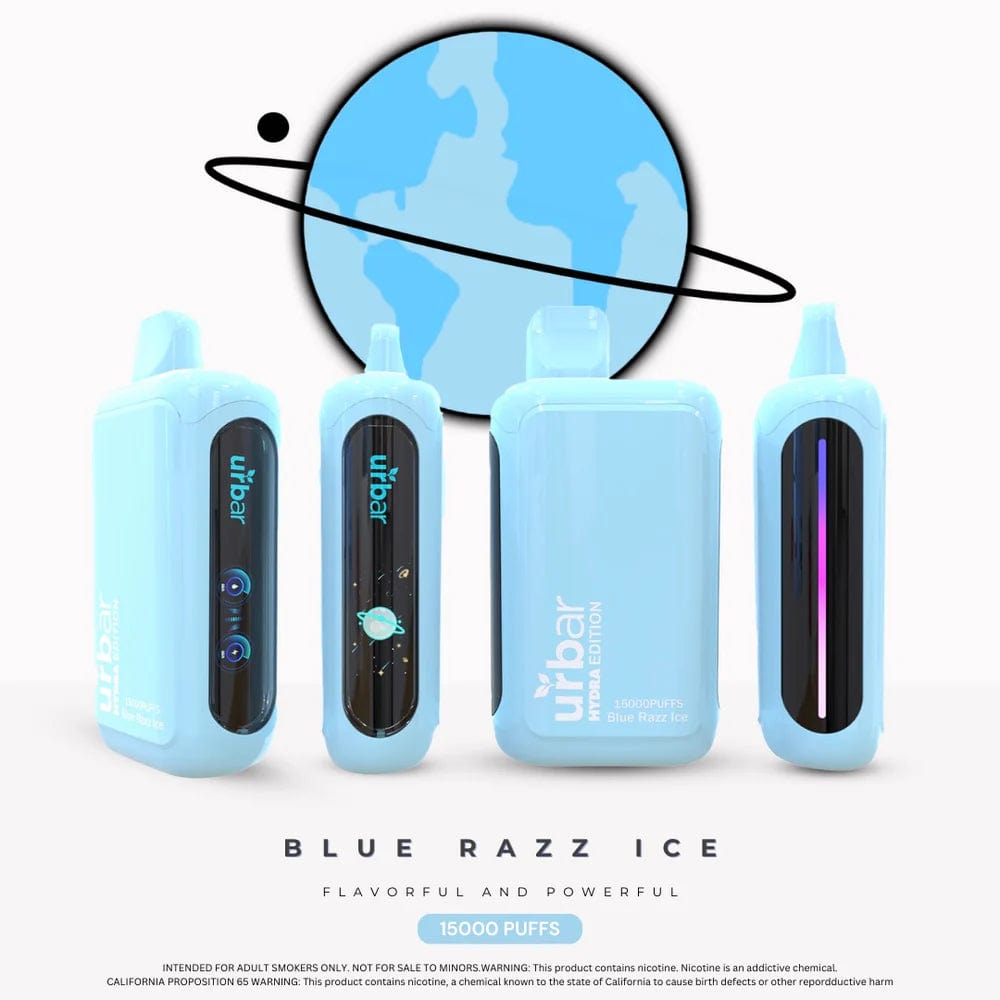 Blue Razz Ice Urbar Hydra Edition 15000 Puffs Disposable Vape