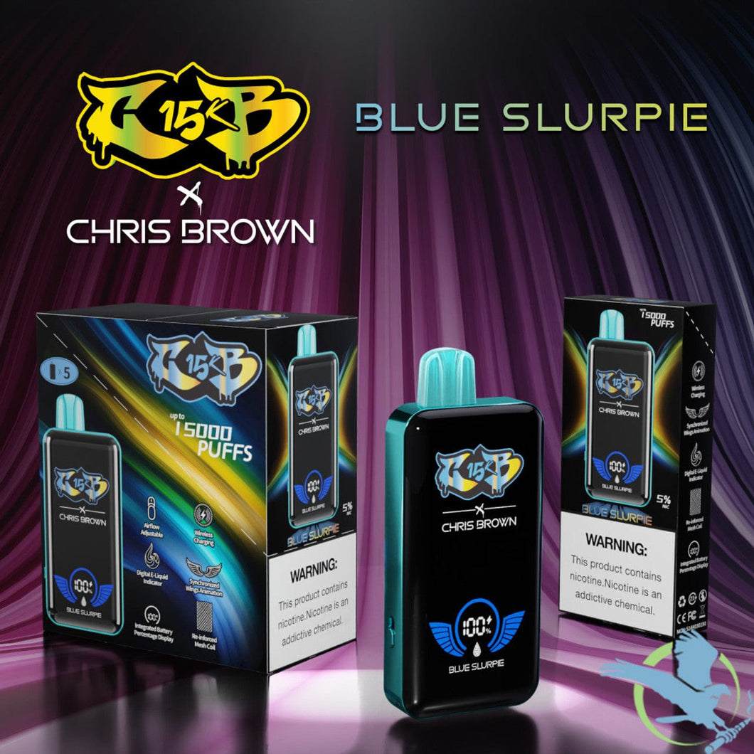 Blue Slurpie CB15K x Chris Brown Disposable Vape 15000