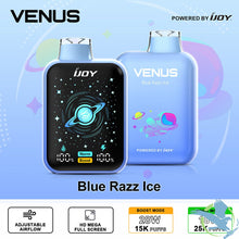 تحميل الصورة إلى عارض المعرض، Blue Razz Ice Ijoy Venus 25000 Disposable Vape
