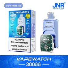 Load image into Gallery viewer, Blue Razz Ice JNR VapeWatch Disposable 30K
