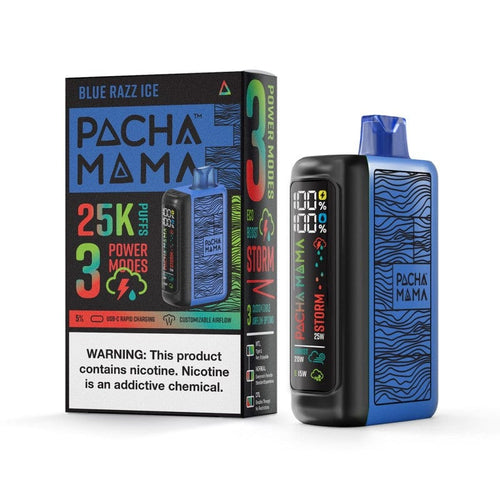 Blue Razz Ice Pacha Mama Vape 25K Disposable