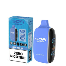 Load image into Gallery viewer, Blue Razz Ice Sofi Surge 25k Zero Nicotine Disposable Vape (25000)
