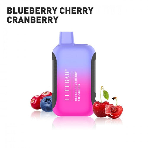 Blueberry Cherry Cranberry Luffbar Dually 20000 Puffs Disposable Vape