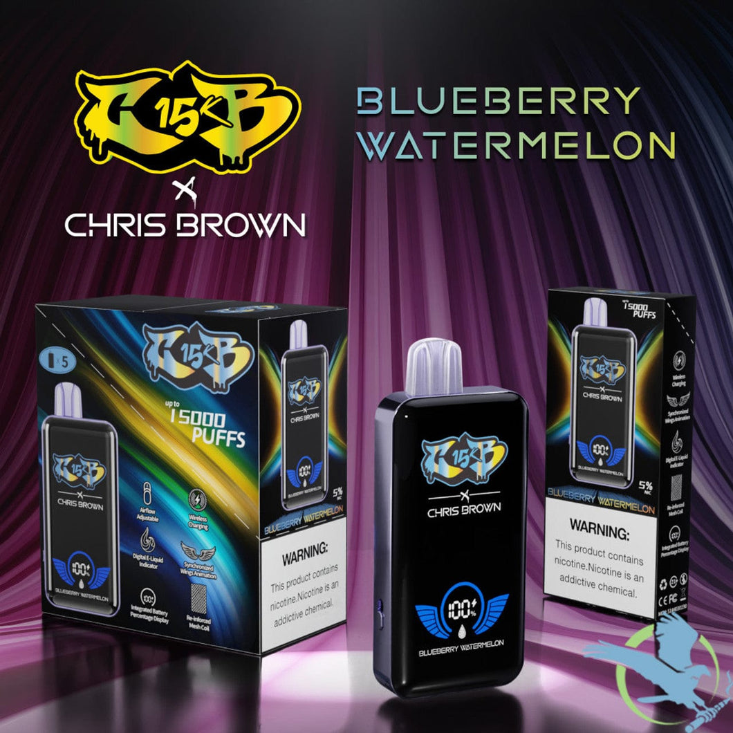 Blueberry Watermelon CB15K x Chris Brown Disposable Vape 15000