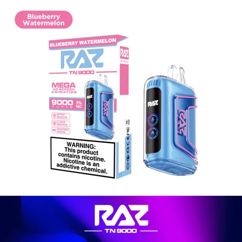 Blueberry Watermelon Raz TN9000 Disposable Vape | $ 15.99