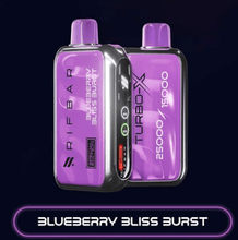 Load image into Gallery viewer, Blueberry Bliss Burst Rifbar Turbo X Disposable 25000
