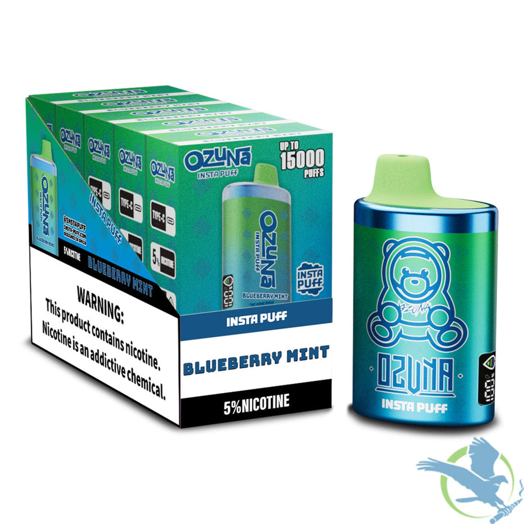 Blueberry Mint Ozuna Insta 15K Disposable Vape