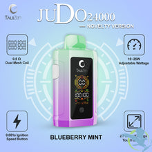 Load image into Gallery viewer, Blueberry Mint TaijiZen Judo IJoyy 24K Disposable Vape
