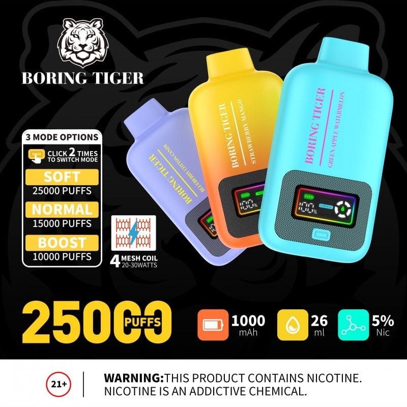 Peach Berries Boring Tiger 25000 Disposable Vape