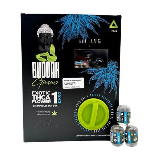 Buddah Society THC Premium 1gm Flower Capsule Box