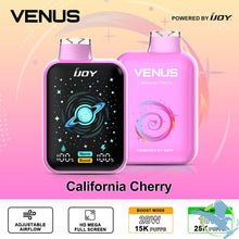 تحميل الصورة إلى عارض المعرض، California Cherry Ijoy Venus 25000 Disposable Vape
