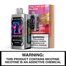 Load image into Gallery viewer, Caramel Tobacco Mecca King Blade Vape 25000
