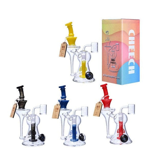 Cheech Glass Sparkly Recycler Rig