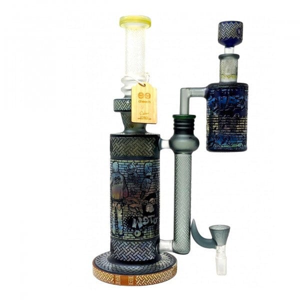 Cheech Glass 'Spray & Pay' Graffiti Artist Water Pipe w/ Ash Catcher