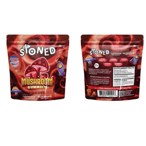 Cherry Stoned Mushroom Gummies 10000MG 10 per bag