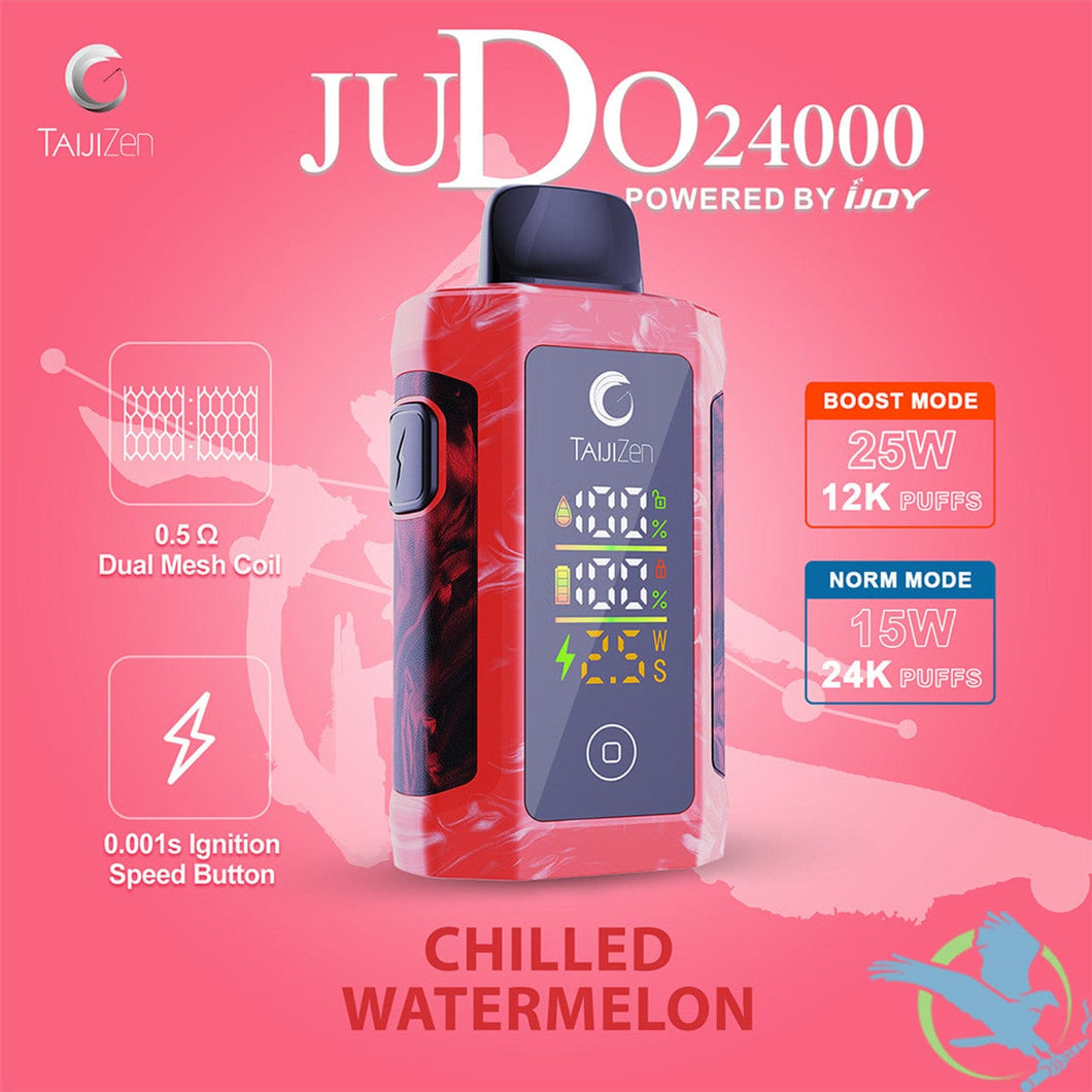 Chilled Watermelon TaijiZen Judo IJoy 24K Disposable Vape