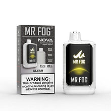 تحميل الصورة إلى عارض المعرض، Clear Mr Fogg Nova 36K Disposable Vape
