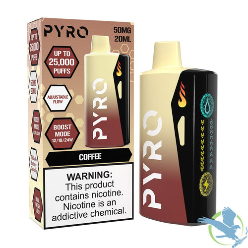 Coffee Pyro Boost 25000 Disposable with 3 Vape Modes