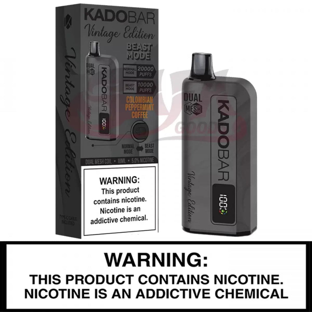 Colombian Coffee Peppermint Kado Bar Vintage 20000 Disposable Vape