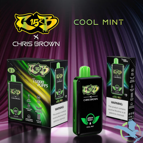 Cool Mint CB15K x Chris Brown Disposable Vape 15000