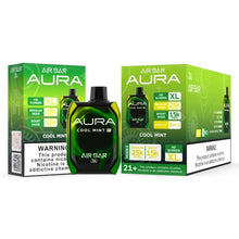 تحميل الصورة إلى عارض المعرض، Cool Mint Air Bar Aura Disposable Vape 25000
