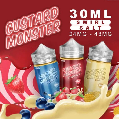 Custard Monster Swirl Salt E Liquid 30ML