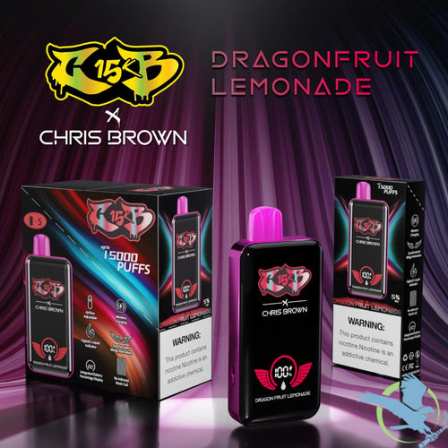Dragonfruit Lemonade CB15K x Chris Brown Disposable Vape 15000