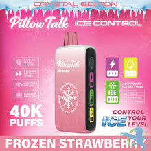 Load image into Gallery viewer, Frozen Strawberry (New) / Single Pillow Talk Ice Control 40K Disposable Vape
