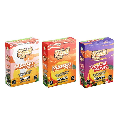 Fruit Cuts Wraps By Leaf Palms Mango cuts 3 Wraps per pack