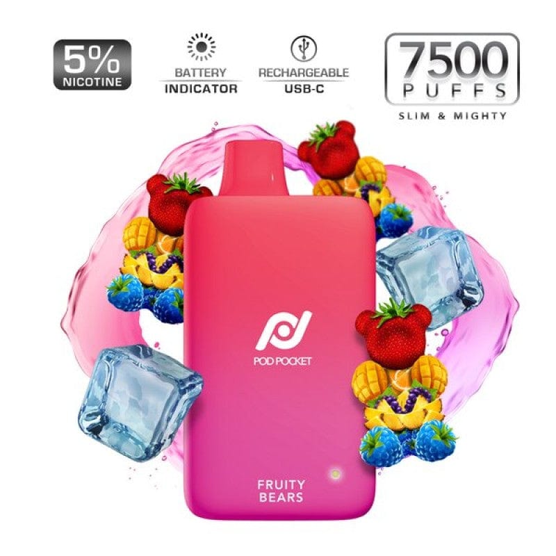 Fruity Bars Pod Juice Pod Pocket 7500