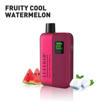 Load image into Gallery viewer, Fruity Cool Watermelon (New) +2.00 / Single Luffbar TT9000 Disposable Vape
