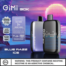 Load image into Gallery viewer, Blue Razz Ice Gimi 30k vape
