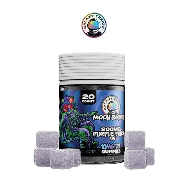 Galaxy Treats Moon Babies D9 Gummies 20ct 200mg