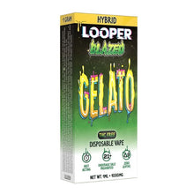 Load image into Gallery viewer, Gelato Hybrid Looper Blazed THC FREE Disposable Vape 1 Gram
