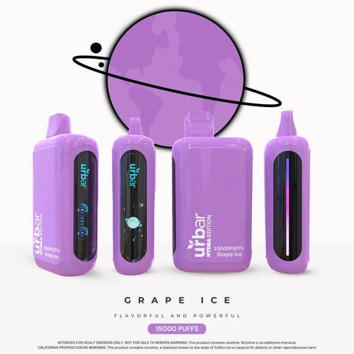 Grape Ice Urbar Hydra Edition 15000 Puffs Disposable Vape